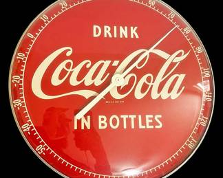 Vintage Drink CocaCola Wall Thermometer
