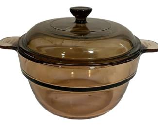Vision Corningware Amber Glass Cookware