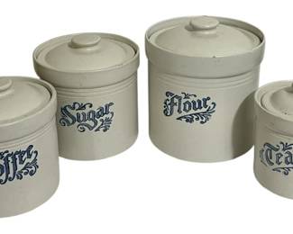 Vintage Pfaltzgraff Yorktowne Canister Set