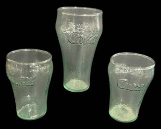 Set of Vintage CocaCola Glasses