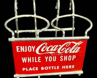 Vintage CocaCola Cart Bottle Holder