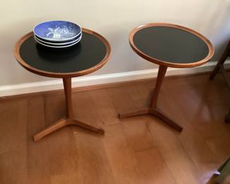 Mid Century Pedestal Tables