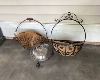 Wrought Iron Planters