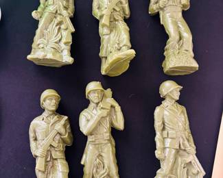 Look guys, we're seven years old again.  Mine were green.