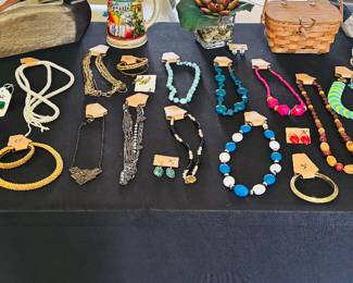 What a surprise!!  Jewelry.  Guys go back to the giant fishing lures while she shops.