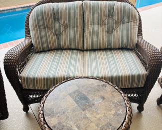 Take a nap while she swims laps.  She's an overachiever.