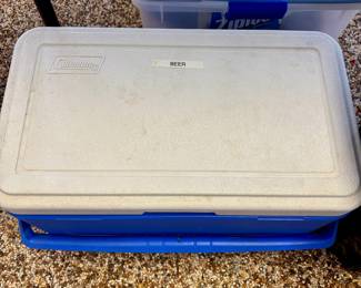 Note the label on the cooler.  For those of you who didn't know.