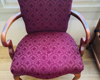 In honor of Prince.  Purple rain.  Purple chair.