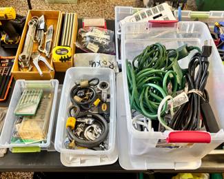 Homeowner already had these bins assembled and labeled.  Awesome.