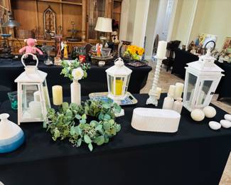 This is the candle section of our retail space.