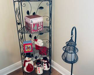 Not sure the candle next to the snowmen was the best idea.