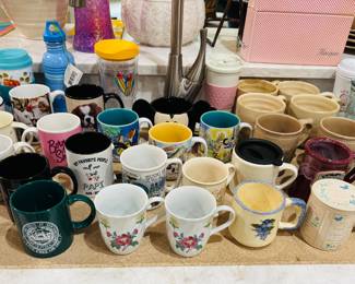 Speaking of coffee cups, count the number of cups in your house.  Purge time.