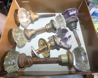 Antique Glass Door Knobs