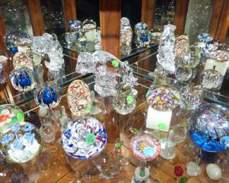 Collection of Glass Paperweights