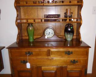 Vintage Maple Hutch