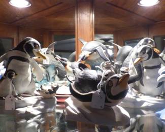 Penguin figurines