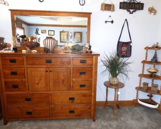 Mission Style Dresser (Part of Bedroom suite)