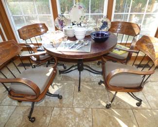 Rustic Look Breakfast Room Set