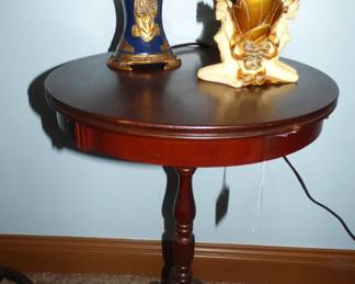 Art Nouveau Lamp, Art Deco Figurine