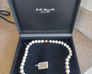 Macy's Pearl Necklace