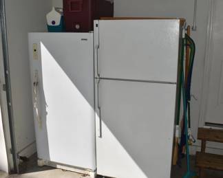 Garage Fridge and Freezer