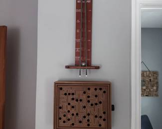 Vintage wooden games