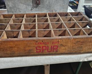 WOODEN CANADA DRY CRATE