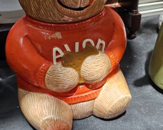 VINTAGE AVON BEAR COOKIE JAR