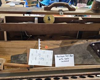 WOODEN TOOLBOX / TOOLS