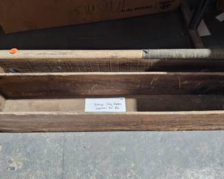 WOODEN TOOL BOX
