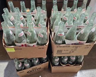 DIET COKE GLASS BOTTLES