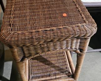 WICKER TABLE