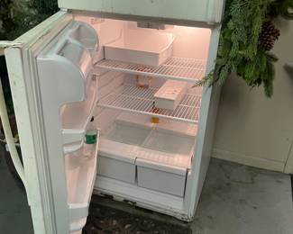 Two door garage refrigerator