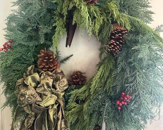 One of many Christmas wreaths!