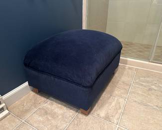Navy Ottoman