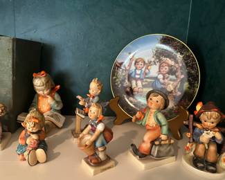 Several Hummel Figurines
