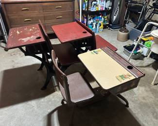 vintage children's desk