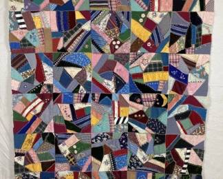 American Folk Art Crazy Quilt