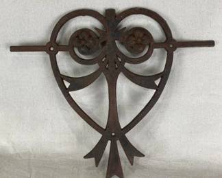 Wrought Iron Wall Plaque