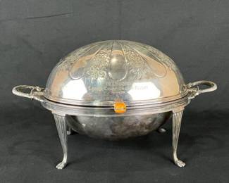 Silverplate Domed Buffet Server