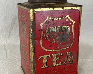 Golden Rule Brand Tea Tin