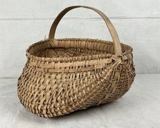 Split Oak Buttocks Basket