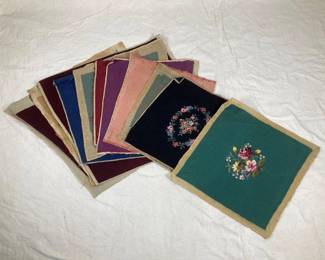 Group of Eleven Needlepoints