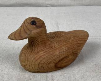 Carved Folk Art Duck