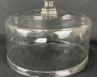 Blown Glass Cake Dome