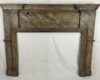 Southern Painted Fireplace Mantle