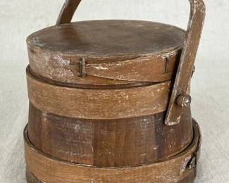 Miniature Wood Firkin