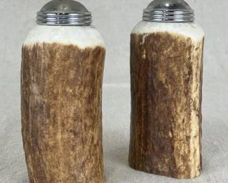 Antler Creations Elk Antler Salt and Pepper Shakers