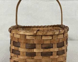 Split Oak Buttocks Basket