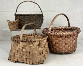 Four Country Gathering Baskets